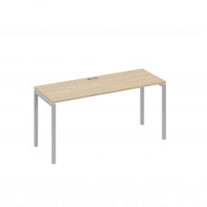 Стол письменный на металлокаркасе DUE дуб скандинавский / металлокаркас серый А4 С2 005 ДК