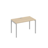 Стол письменный на металлокаркасе DUE дуб скандинавский / металлокаркас серый А4 С2 013 ДК