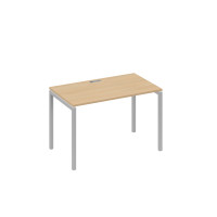 Стол письменный на металлокаркасе DUE натуральный дуб / металлокаркас серый А4 С2 013 НД