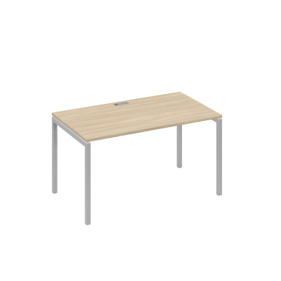 Стол письменный на металлокаркасе DUE дуб скандинавский / металлокаркас серый А4 С2 024 ДК