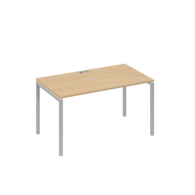 Стол письменный на металлокаркасе DUE натуральный дуб / металлокаркас серый А4 С2 024 НД