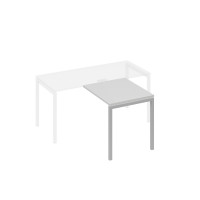 Брифинг-приставка на металлокаркасе DUE серый / металлокаркас серый А4 С2 073 СЕ