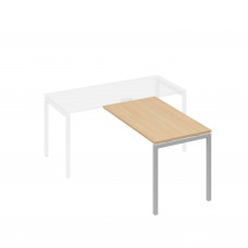 Брифинг-приставка каркас DUE металлический натуральный дуб / металлокаркас серый А4 С2 074 НД