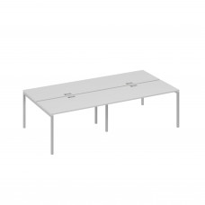 Станция рабочая на металлокаркасе DUE 4х140 серый / металлокаркас серый А4 С2 174-2 СЕ