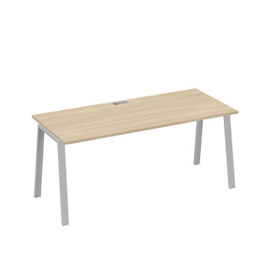 Стол письменный на металлокаркасе TRE дуб скандинавский / металлокаркас серый А4 С3 016 ДК