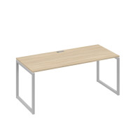 Стол письменный на металлокаркасе QUATTRO дуб скандинавский / металлокаркас серый А4 С4 026 ДК