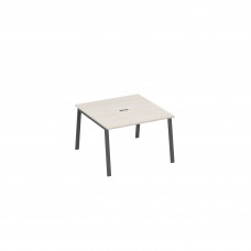 Стол 120 в переговорную металлокаркас TRE дуб / металлокаркас антрацит А4 А3 131 ДШ