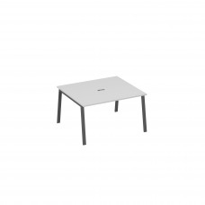 Стол 160 металлокаркас TRE в переговорную серый / металлокаркас антрацит А4 А3 132 СЕ
