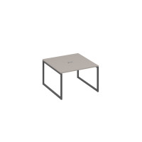 Стол 120 на металлокаркасе QUATTRO переговорный мокко премиум / металлокаркас антрацит А4 А4 131 МП