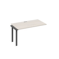 Секция стола 120 рабочей станции каркас TRE дуб / металлокаркас антрацит А4 А3 024-1 ДШ