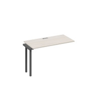 Секция стола 120 рабочей станции опоры QUATTRO дуб / металлокаркас антрацит А4 А4 003-1 ДШ