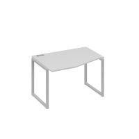 Стол эргономичный металлокаркас QUATTRO "Техно" левый серый / металлокаркас серый А4 С4 061 СЕ