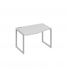 Стол эргономичный металлокаркас QUATTRO "Техно" левый серый / металлокаркас серый А4 С4 061 СЕ