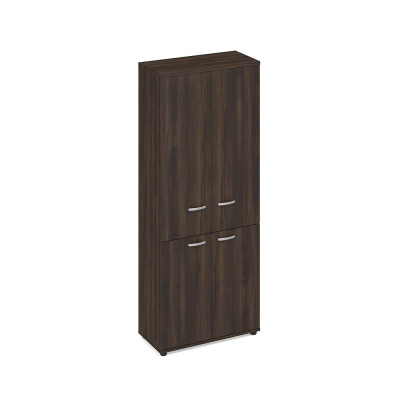 Шкаф для документов закрытый 4-х дверный дуб ристретто А4 9373 ДР