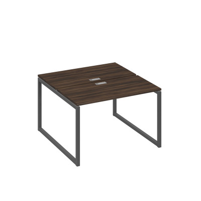 Рабочая станция с опорами QUATTRO (2х120) дуб ристретто/ металлокаркас антрацит А4 А4 170 ДР