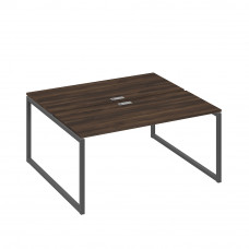 Рабочая станция (2х160) с опорами QUATTRO дуб ристретто/ металлокаркас антрацит А4 А4 175 ДР