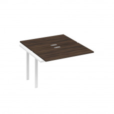 Секция станции на металлокаркасе TRE 2х120 дуб ристретто/ металлокаркас белый А4 Б3 173-1 ДР