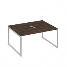 Рабочая станция каркасе QUATTRO (2х160) дуб ристретто/ металлокаркас серый А4 С4 172 ДР