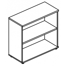 Стеллаж низкий (топ ДСП) вяз либерти / вяз либерти МР 9450 ВЛ/ВЛ