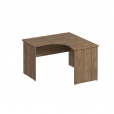 Стол эргономичный правый дуб шамони темный К.126 ШТ