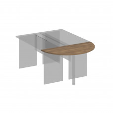 Приставка к столу без опоры дуб шамони темный К.206 ШТ