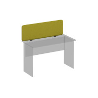 Экран настольный фронтальный тканевый, лайм, для стола 120 МР А 864 LN17