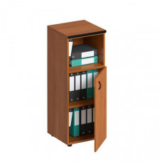 Шкаф для документов средний узкий полузакрытый французский орех ДР 766 ОФ