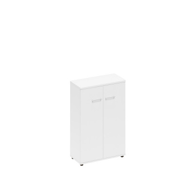 Шкаф средний закрытый белый премиум А1 9364 БП