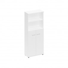 Шкаф для документов полузакрытый белый премиум А1 9378 БП