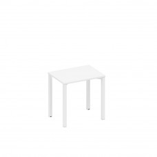 Стол письменный на металлокаркасе белый премиум / белый гладкий А1 БГ 001.1 БП