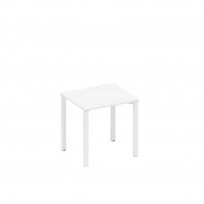 Стол письменный на металлокаркасе белый премиум / белый гладкий А1 БГ 011.1 БП