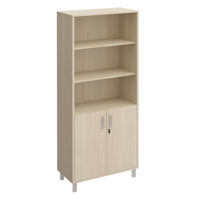 Шкаф для документов двери ДСП с замком + ниши дуб шамони Born 430-821-1