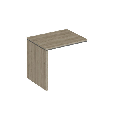 Брифинг-приставка (опора ДСП) дуб гладстоун светлый (столешница, фасад, топ) / антрацит премиум (корпус) СИ 1410 ДС/АР