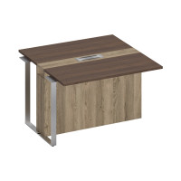 Секция стола для переговоров промежуточная дуб гладстоун / дуб гладстоун светлый / дуб гладстоун светлый СП 108 ДГ ДС ДС ХР