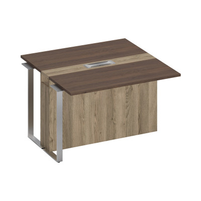 Секция стола для переговоров промежуточная дуб гладстоун / дуб гладстоун светлый / дуб гладстоун светлый СП 108 ДГ ДС ДС ХР