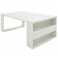 Стол журнальный BeautyStyle-25 (без стекла) дуб крафт белый БС-25