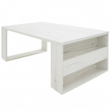 Стол журнальный BeautyStyle-25 (без стекла) дуб крафт белый БС-25