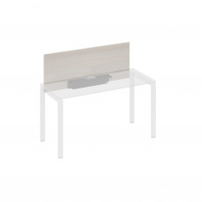 Экран настольный фронтальный для стола 140 с кабель-каналом дуб / металлокаркас антрацит А4 А 832 ДШ