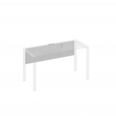 Экран стола 140 с кабель-каналом серый / металлокаркас серый А4 С 842 СЕ