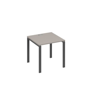 Стол письменный на металлокаркасе UNO мокко премиум / металлокаркас антрацит А4 А1 021 МП