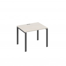 Стол письменный на металлокаркасе UNO дуб / металлокаркас антрацит А4 А1 022 ДШ