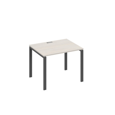 Стол письменный на металлокаркасе UNO дуб / металлокаркас антрацит А4 А1 022 ДШ