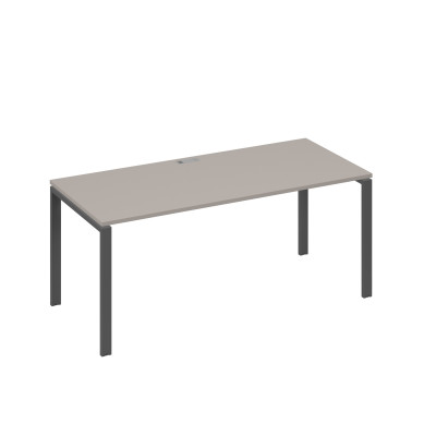 Стол письменный на металлокаркасе UNO мокко премиум / металлокаркас антрацит А4 А1 026 МП