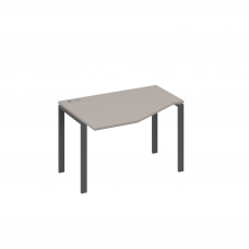 Стол "Техно" эргономичный левый на металлокаркасе UNO мокко премиум / металлокаркас антрацит А4 А1 051 МП