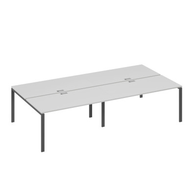 Станция рабочая на металлокаркасе UNO 4х160 серый / металлокаркас антрацит А4 А1 178-2 СЕ