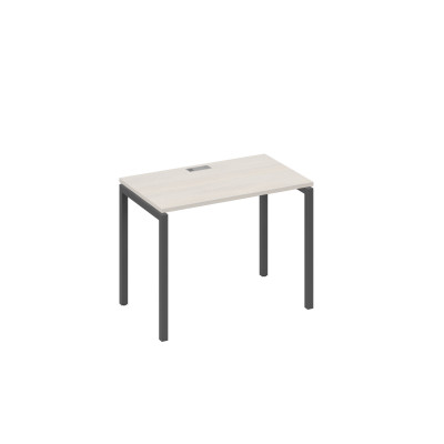 Стол письменный на металлокаркасе DUE дуб / металлокаркас антрацит А4 А2 002 ДШ