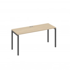 Стол письменный на металлокаркасе DUE дуб скандинавский / металлокаркас антрацит А4 А2 005 ДК