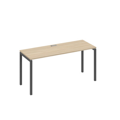 Стол письменный на металлокаркасе DUE дуб скандинавский / металлокаркас антрацит А4 А2 005 ДК