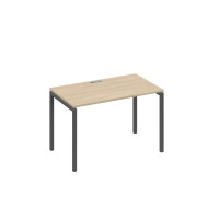 Стол письменный на металлокаркасе DUE дуб скандинавский / металлокаркас антрацит А4 А2 013 ДК