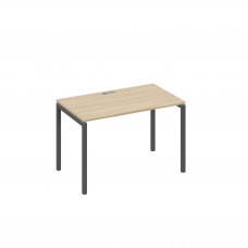 Стол письменный на металлокаркасе DUE дуб скандинавский / металлокаркас антрацит А4 А2 013 ДК